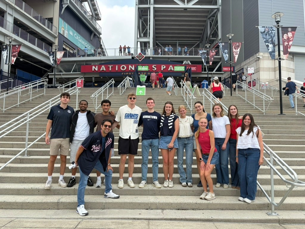 Durban Fellows and the program's executive director visit Nationals Park in Washington, D.C.